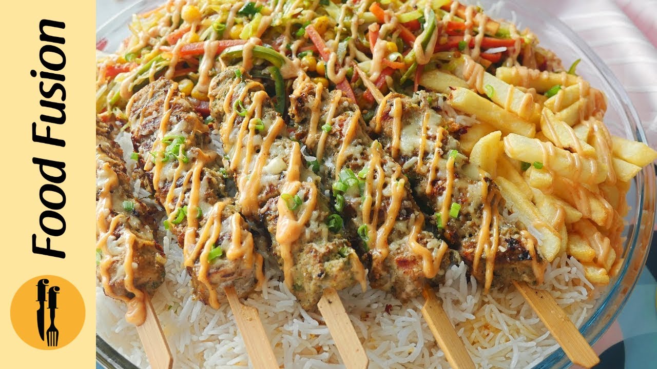 White Chicken BBQ Rice Recipe By Food Fusion (Ramzan Special )