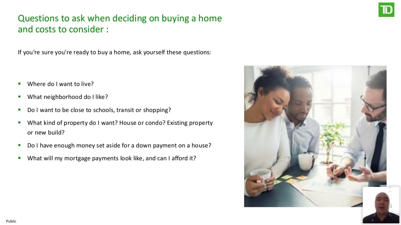 TD Webinar: Mortgage Basics – A Newcomer’s Guide to Financing a Home in Canada | Watch Now!