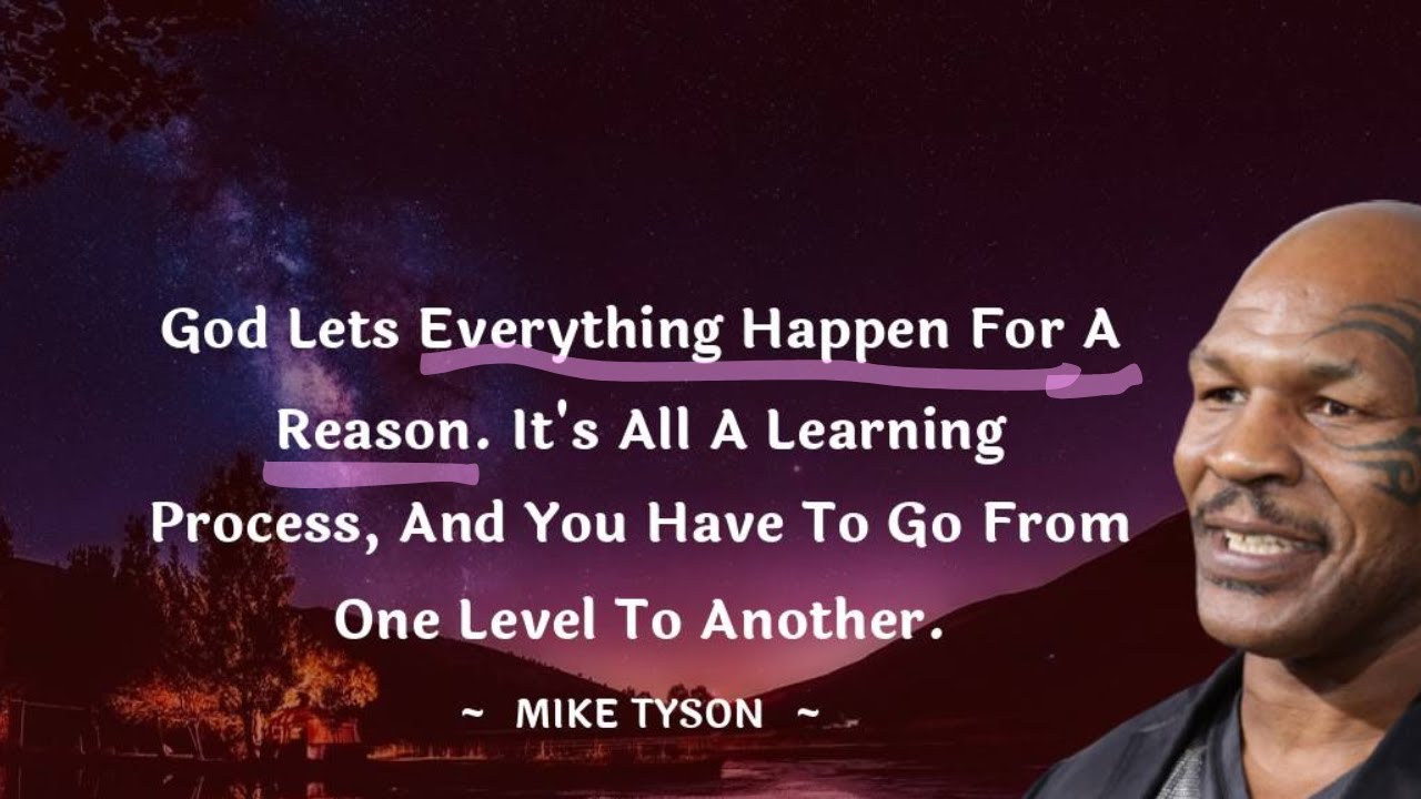 Everything Happens for a reason