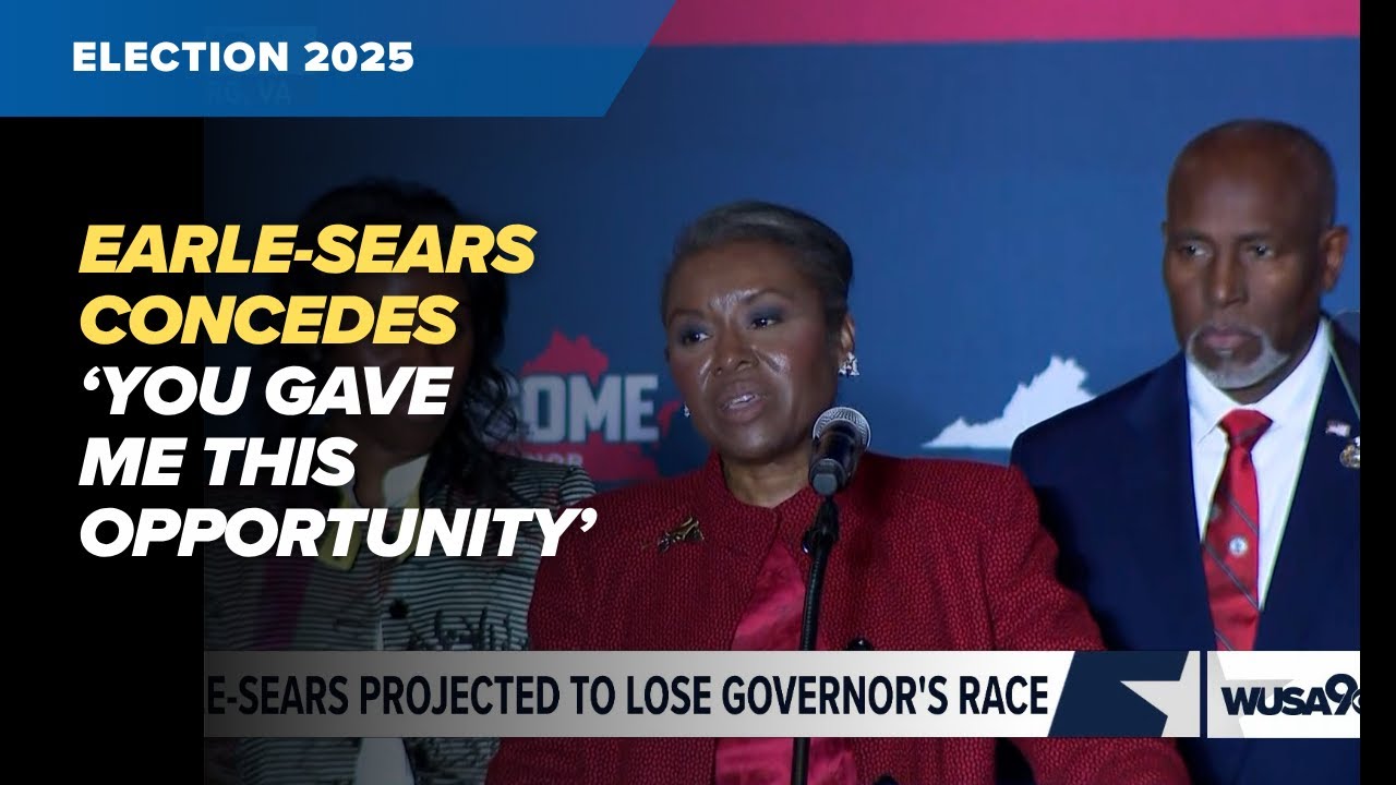 FULL SPEECH | Winsome Earle-Sears concession speech: 'We must pray for our country'