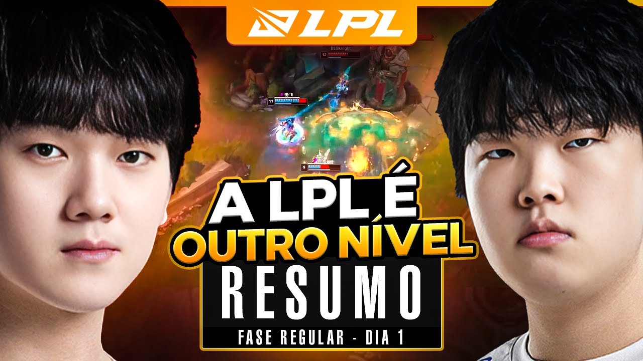 RESUMO LPL: O LOL 2 COMEÇOU | BLG x TES | RNG x EDG | LPL Spring 2024 - DIA 1