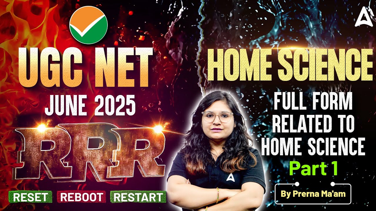 UGC NET Home Science Full Form Related to Home Science | Part 1 | UGC NET June 2025