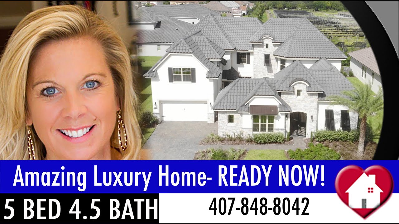 New Luxury Home | Tuscany Inventory by Taylor Morrison | Ready Now! | 5 BR 4.5 Bath | GORGEOUS Home!