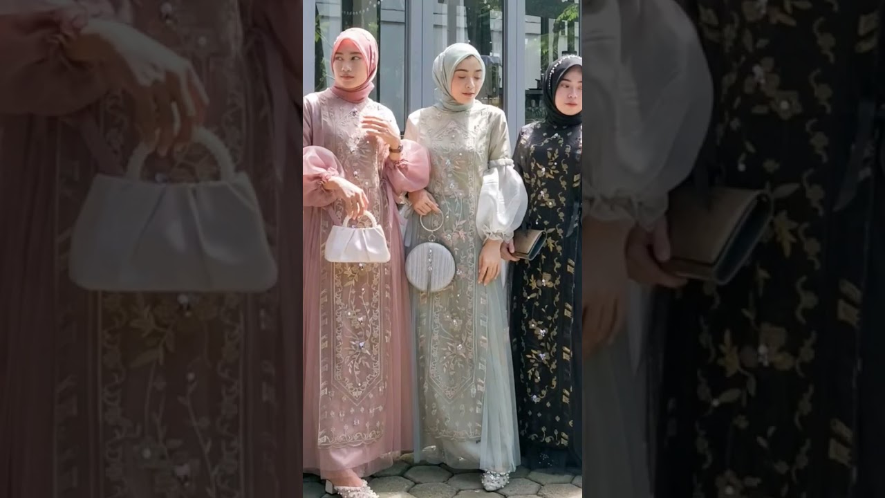 Model baju gamis terbaru untuk lebaran idul Fitri cantik dan mewah #gamismewah #gamis #tunik