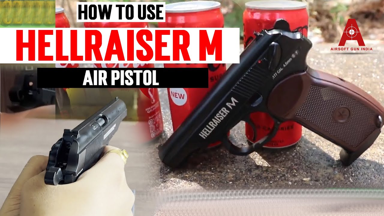Hellraiser M CO2 BB Pistol  | Affordable Air pistol | Full Blowback Action, Russian 🇷🇺 model