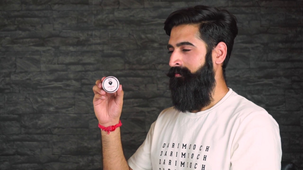 How To Style Your Mustache With Dari Mooch Wax