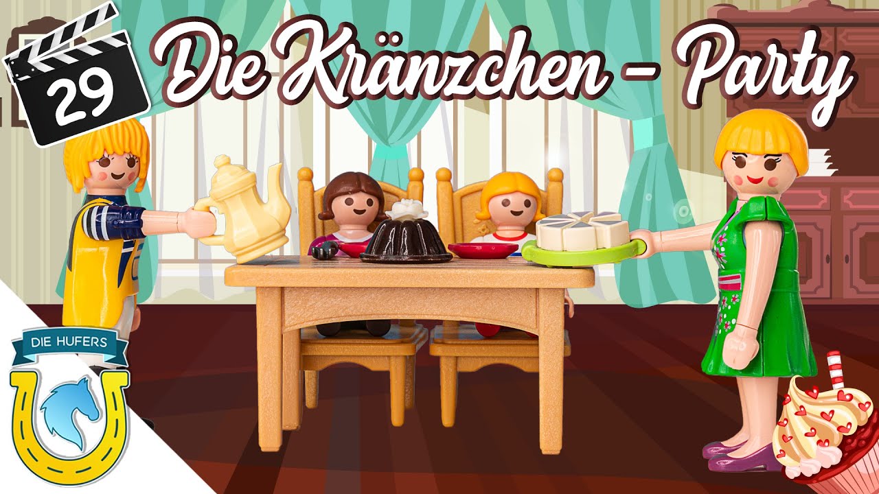 Playmobil Die Hufers - Folge 29: Die Kränzchen - Party ☕ 🍰 | Playmobil Film Deutsch
