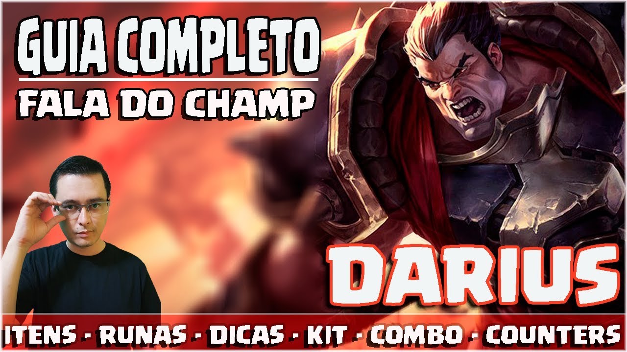 🔴 COMO JOGAR DE DARIUS - ESSE CARA AQUI &Eacute; BRRRRRUTO - FALA DO CHAMP