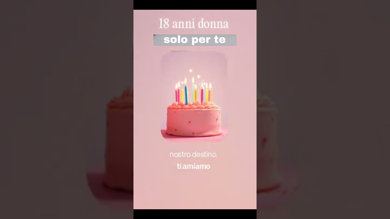 canzone per video 18 anni ( contattatemi per personalizzazioni)
