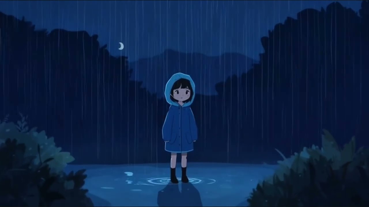 Soft Night Rain for Deep Sleep 🌙 Calm Rain Sounds for Relaxation (3 Hours)