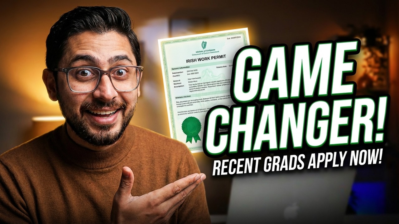 Ireland’s NEW Work-Permit Salary Break for Recent Grads (2026)🚨