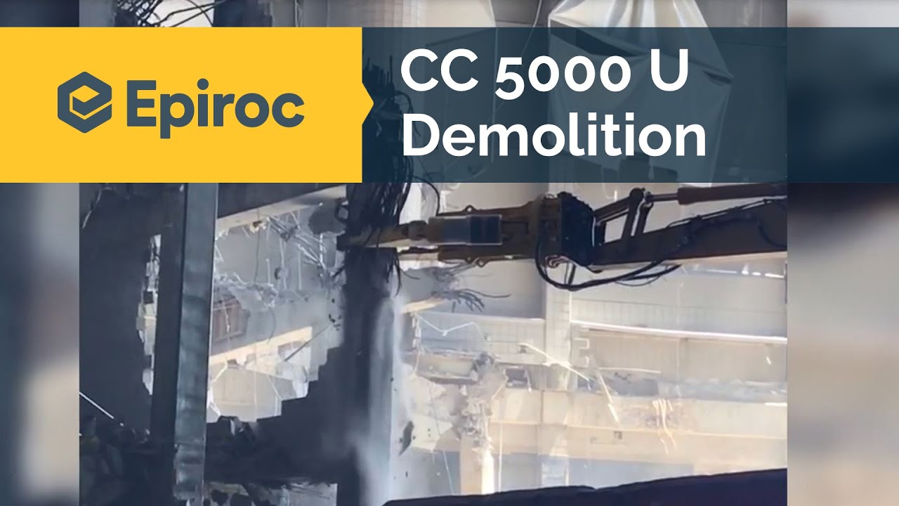 Concrete cutter CC 5000 U - Demolition application