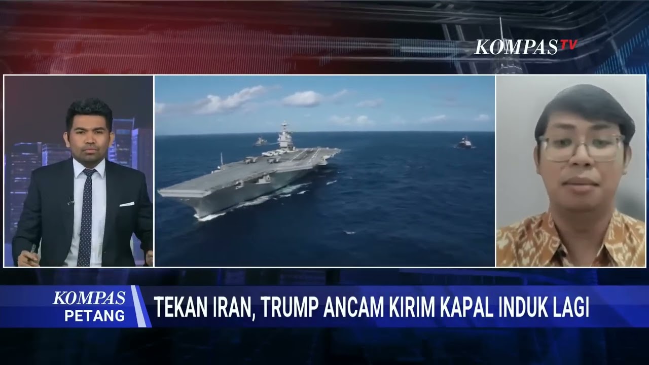 Analisis Ahli: AS Ancam Kerahkan Kapal Induk, Akankah Konflik dengan Iran Meletup?