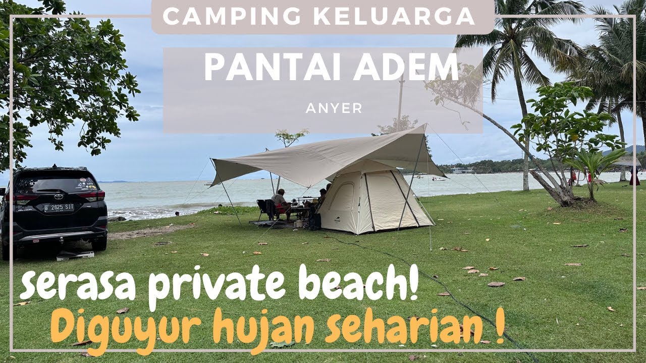 Camping Bareng Keluarga di Pantai Adem | Naturehike Ango 3 cocok buat Piknik