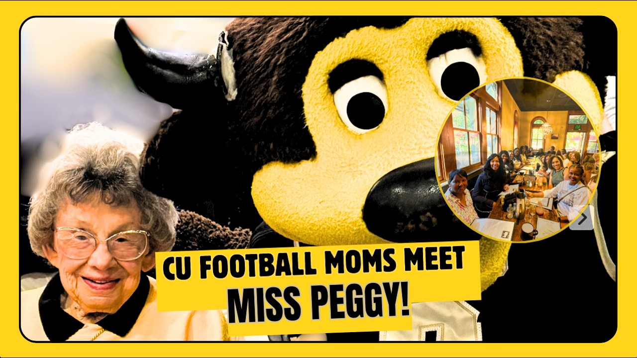 CU Buffs Football Players Moms Meet Ms. Peggy!