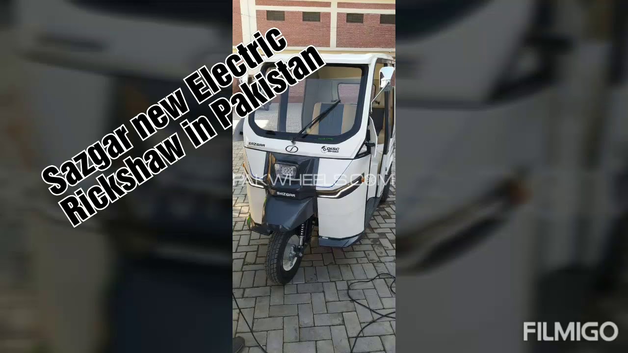Sazgar new Electric rickshaw revealed in Pakistan
