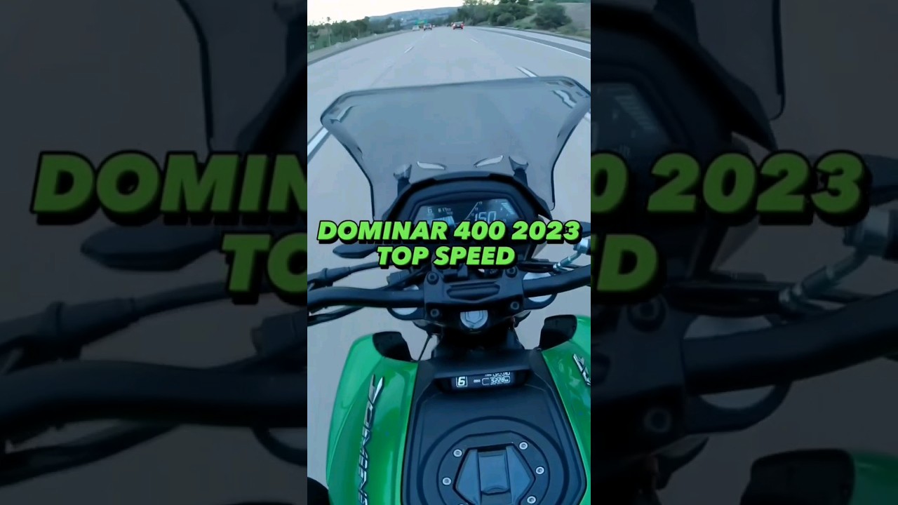 DOMINAR 400 2023 TOP SPEED 170KPH #motovlog #dominar400 #bikervlog #shorts