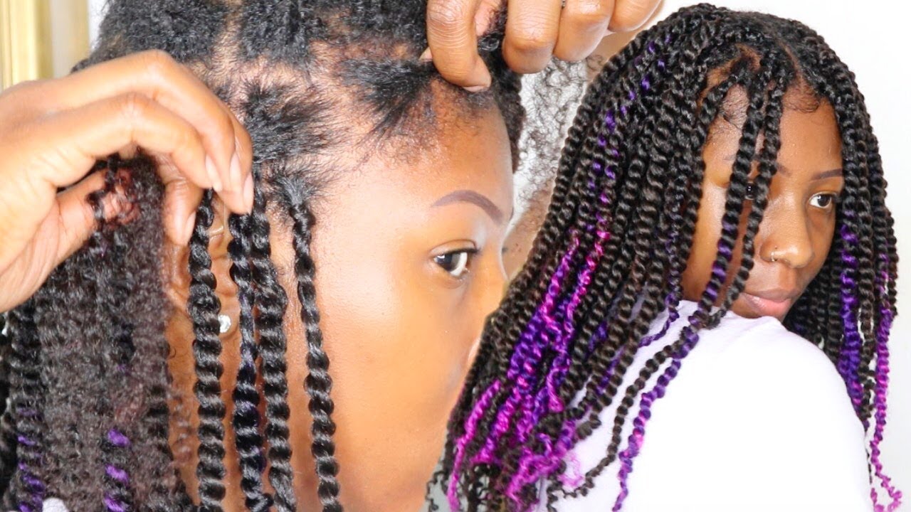 HOW TO: MINI TWISTS on Type 4 Natural Hair