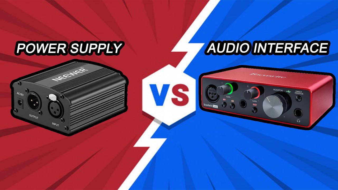 POWER SUPPLY VS. AUDIO INTERFACE NW-700 MIC TEST