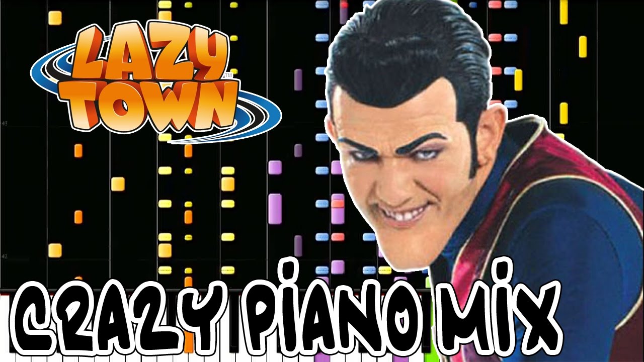 We Are Number One but is a Crazy Piano Mix with the original Vocals and has visuals in Synthesia