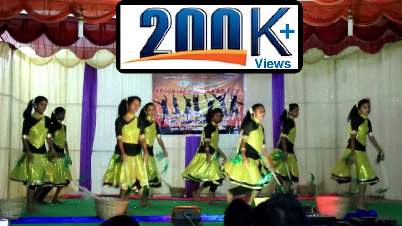 Tamil christian folk dance||மணவாளன் வரப்போறாரு song|by SMC GIRLS
