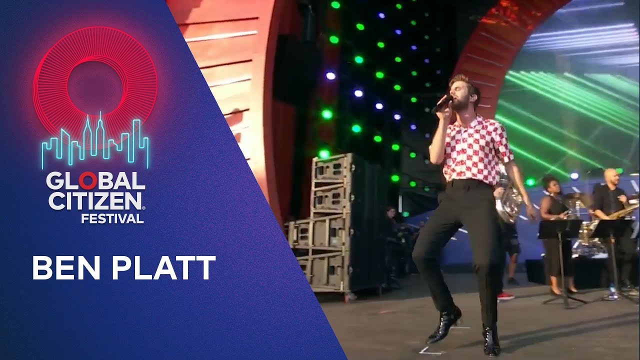 Ben Platt performs Rain | Global Citizen Festival NYC 2019