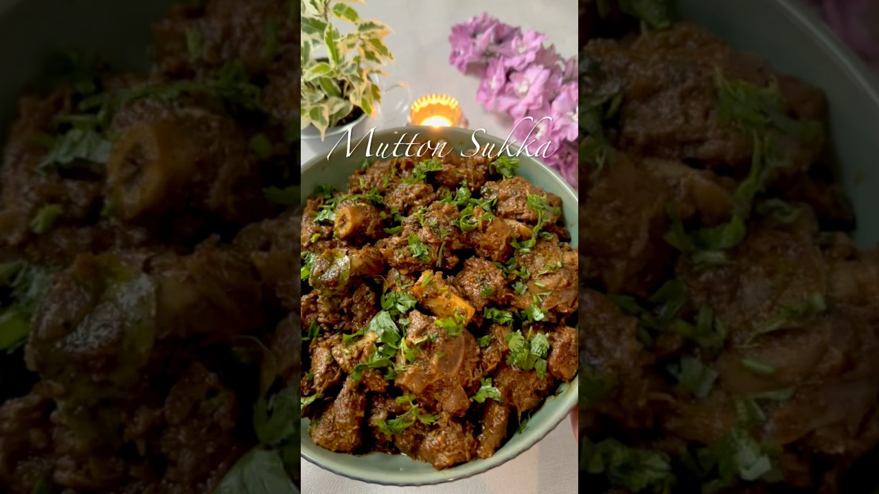 Mutton Sukka 🤎 #muttonsukkarecipe #muttonrecipe