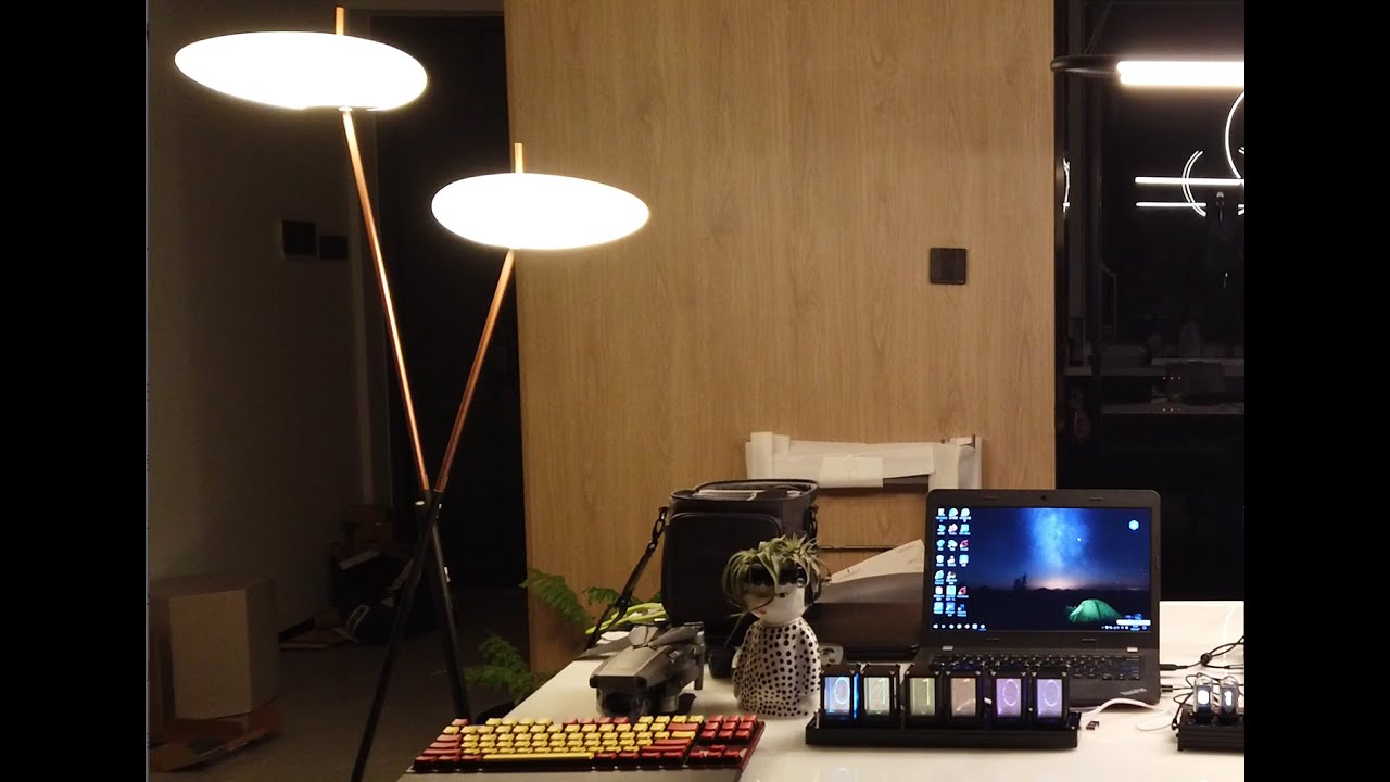 LED Glow Clock Kit Assembling For Nixie Tube Simulation--DIY