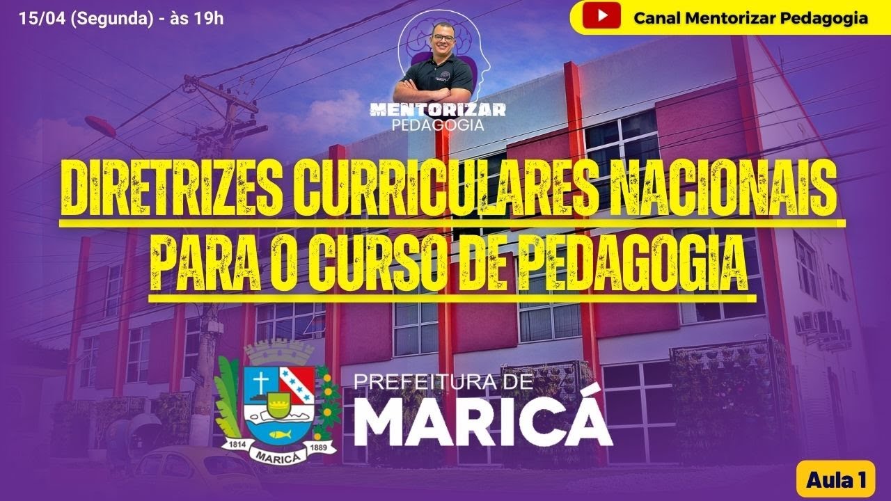 Diretrizes Curriculares Nacionais para os cursos de Pedagogia  #Concurso #Maricá #coseac #dcn