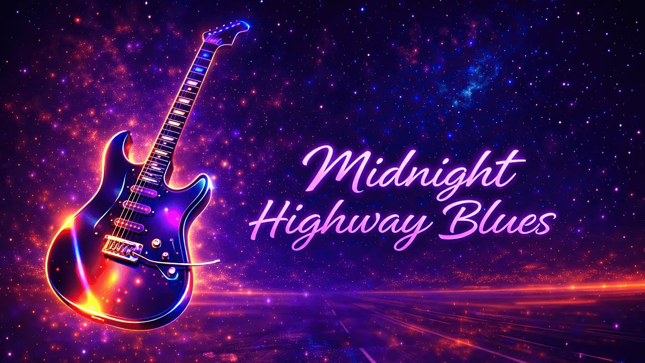 Electric Guitar Mix // Midnight Highway Blues // Drive & Focus