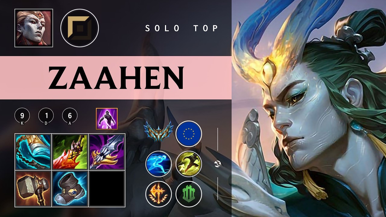 Zaahen Top vs Ornn - EUW Challenger Patch 26.03