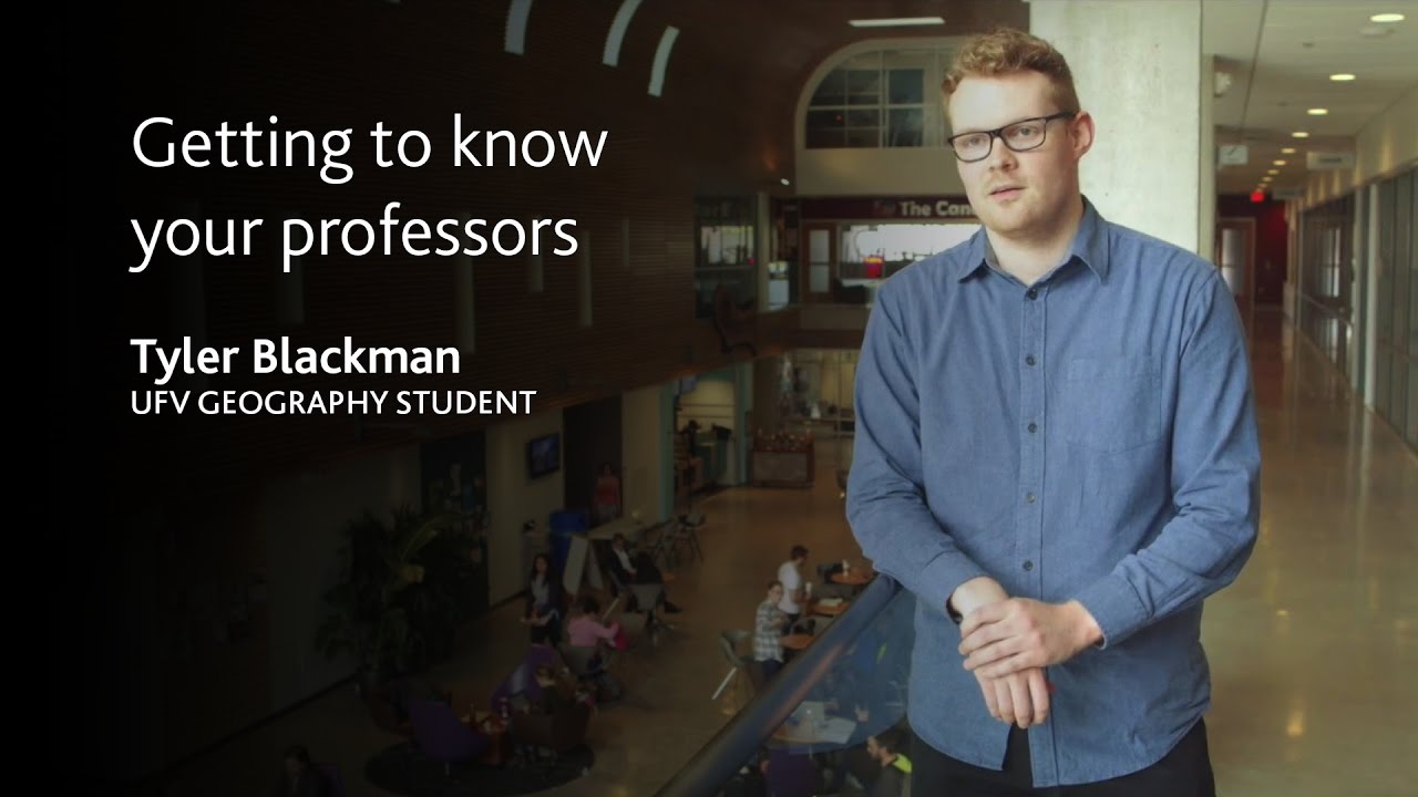 Getting to know your professors at UFV