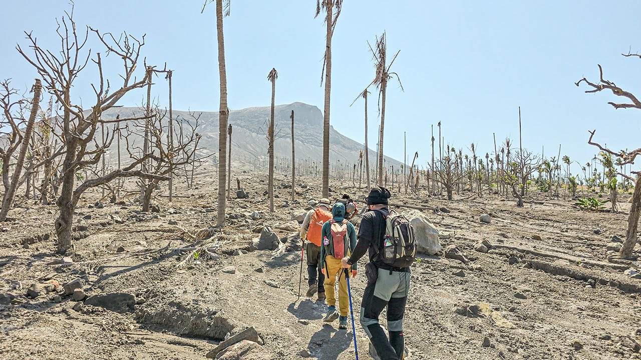 Climbing Ruang Volcano Indonesia (Post Eruption)