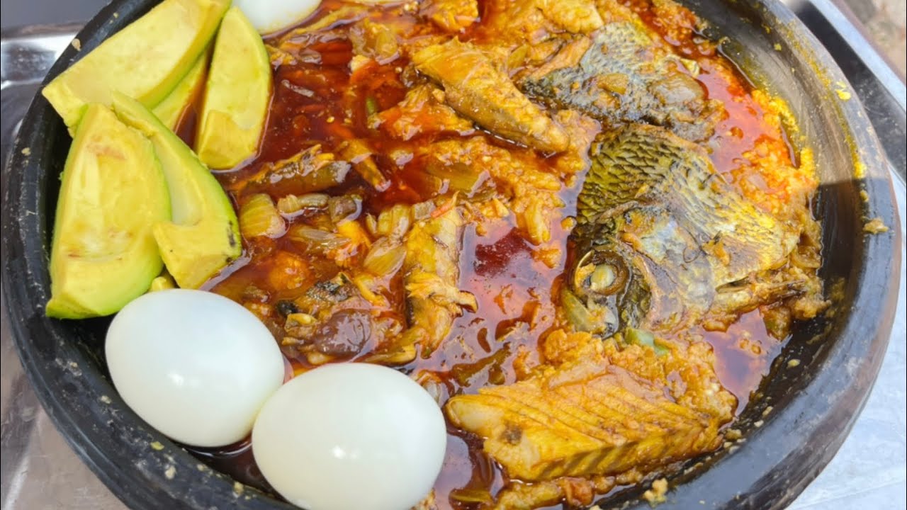 How to make Garden Eggs Abomu | Ghanaian local garden eggs sauce |