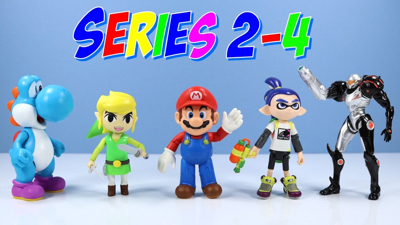 World of Nintendo Toys Series 2-4 Марио Инклинг Бой Самус и многое другое