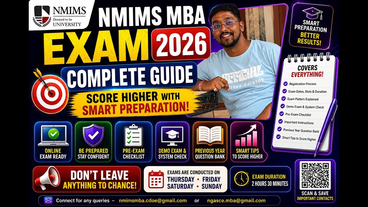 🎯 Полное руководство по подготовке к экзамену NMIMS MBA 2026 | Получите более высокие баллы благо...