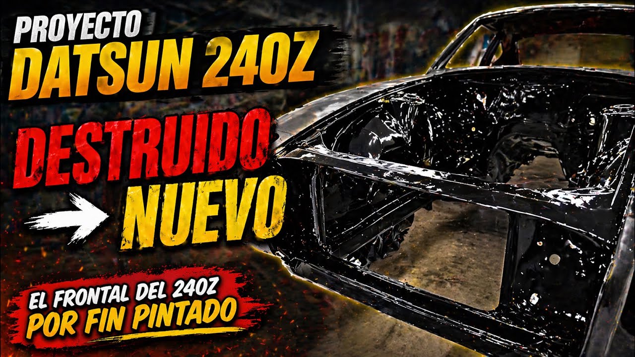 De viejo a brillante: Restaurando el frontal del Datsun 240z