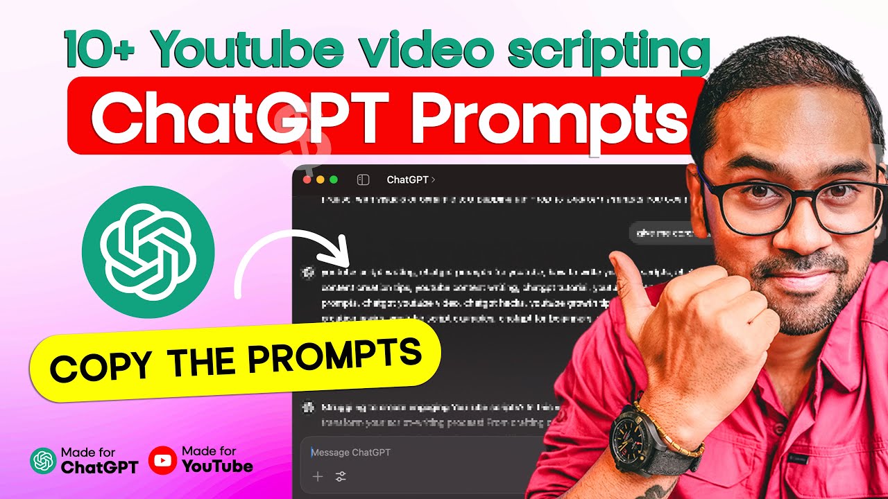 Write Viral YouTube Video Scripts with ChatGPT: Top 10 Prompts ✨