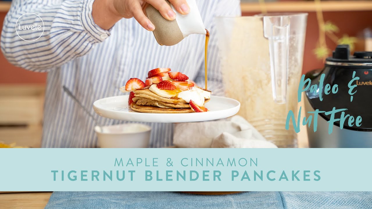 Maple & Cinnamon TIGERNUT flour pancakes