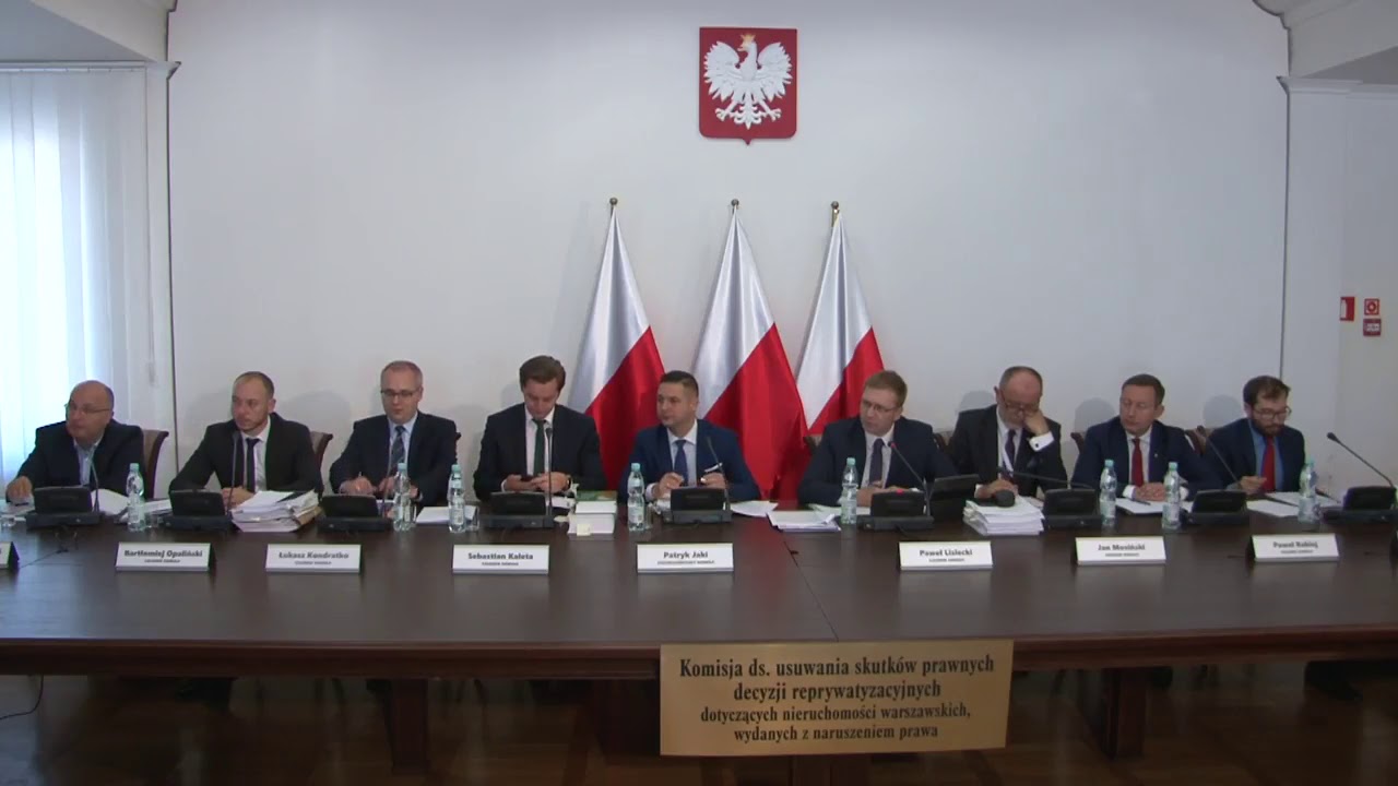 Komisja Weryfikacyjna ds. reprywatyzacji, 30.08.2017, cz. 1/3