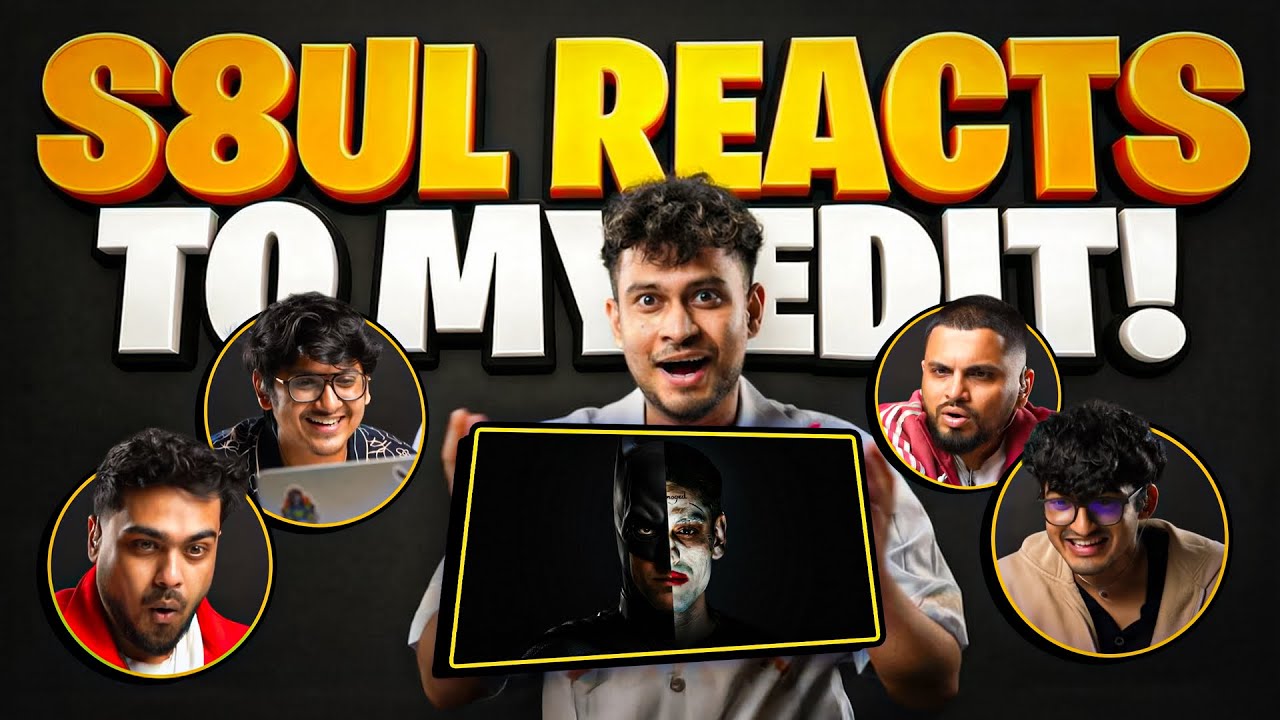 S8UL’s Reaction to Batman x Joker Video 😱😳
