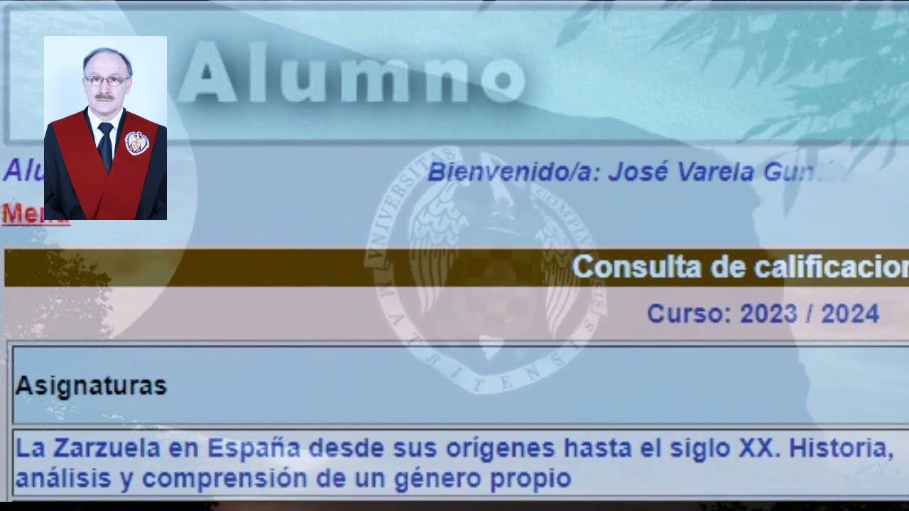 UNlVERSlDAD/ La ZarzueIa en España, desde sus Orígenes, hasta el sigIo XX