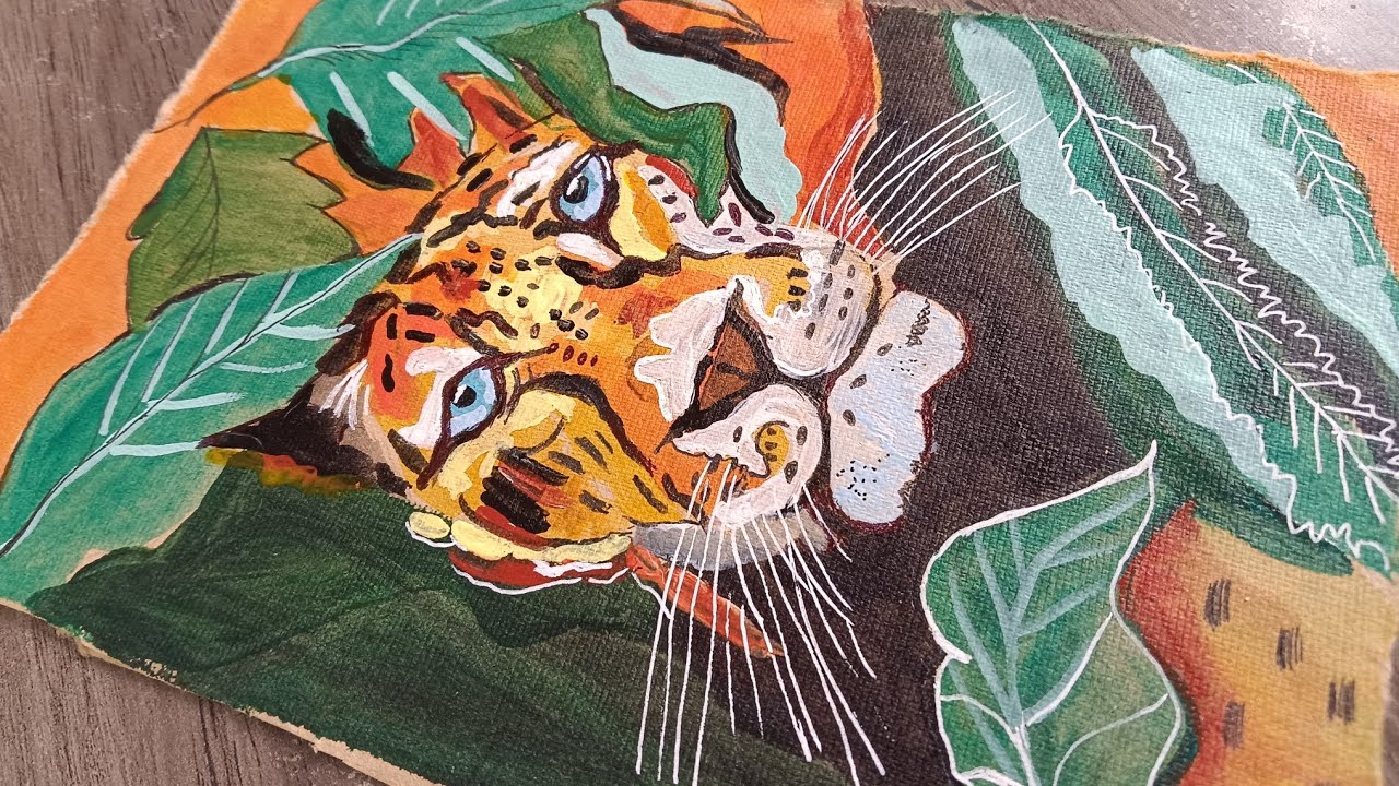 Acrylic paint/easy acrylic paint for beginners 