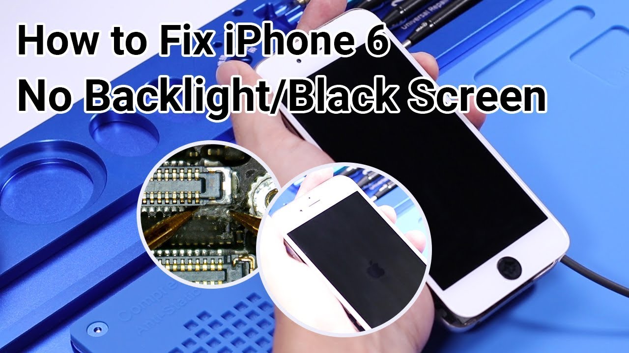 How to Fix iPhone 6 No Backlight/Black Screen | Motherboard Repair