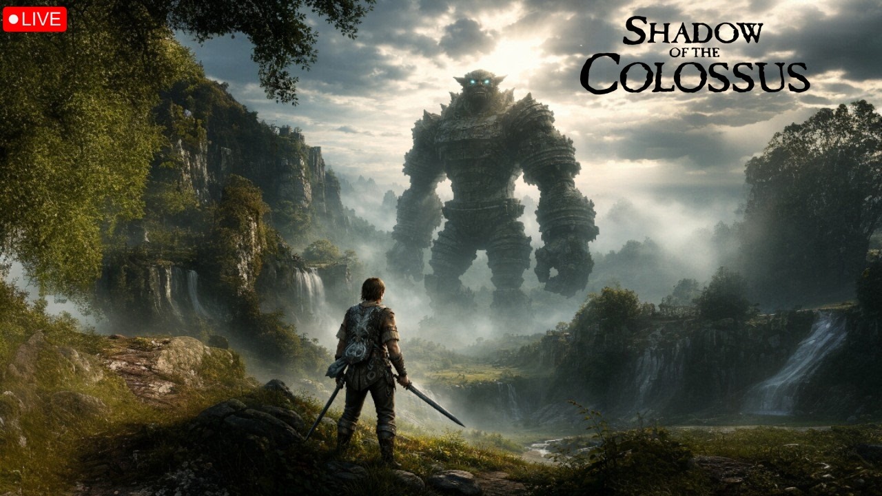 🔴Live Shadow of the Colossus First Ever Beautiful Story Gameplay 1st Episode  | FACECAM