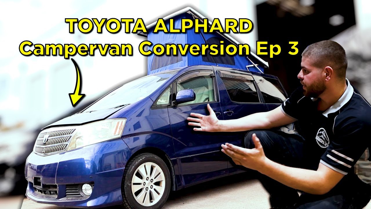 Toyota Alphard Campervan Conversion Ep3 (BLUE)