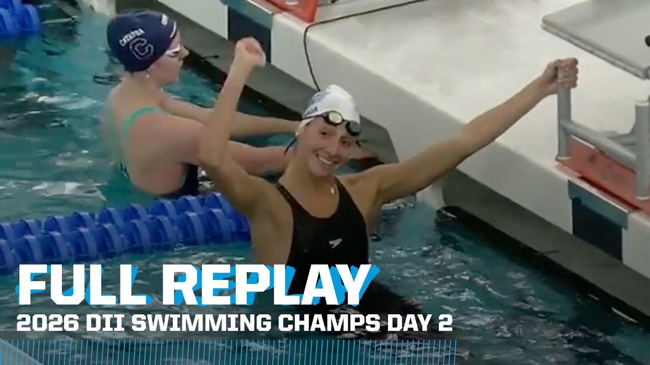 2026 DII swimming and diving championships Day 2 | FULL REPLAY