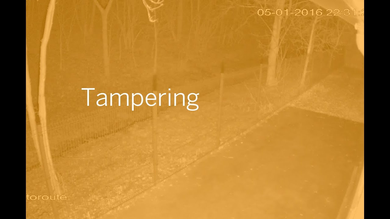 Video Surveillance Camera Sabotage &middot; Perimeter Security