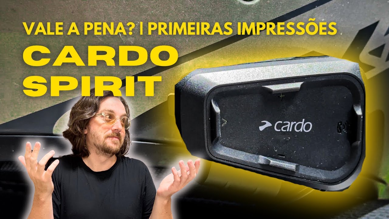 MEUS PROBLEMAS COM O INTERCOMUNICADOR CARDO SPIRIT! • PRIMEIRAS IMPRESSÕES! #intercomunicador