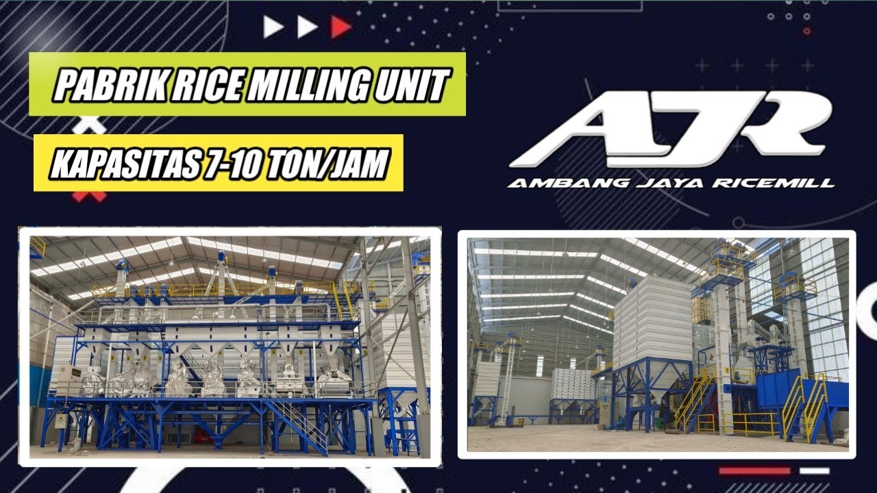 Pabrik RMU (Rice Milling Unit) Modern Kapasitas 7-10 Ton/Jam || Menggunakan Dryer Yamamoto Jepang